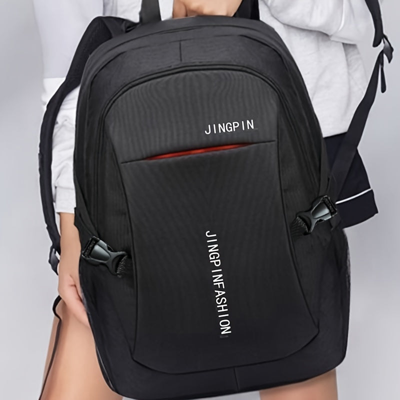 Men's Backpack, Trendy Large Capacity High School Junior High School Student Bag, Travel Bag Computer Bag (Zipper Direction Assorted Varieties)