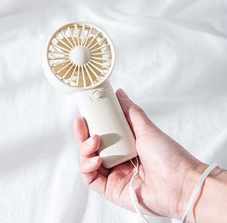 Mini Portable Fan, Lightweight Handheld Fan (Requires AAA batteries, not included)