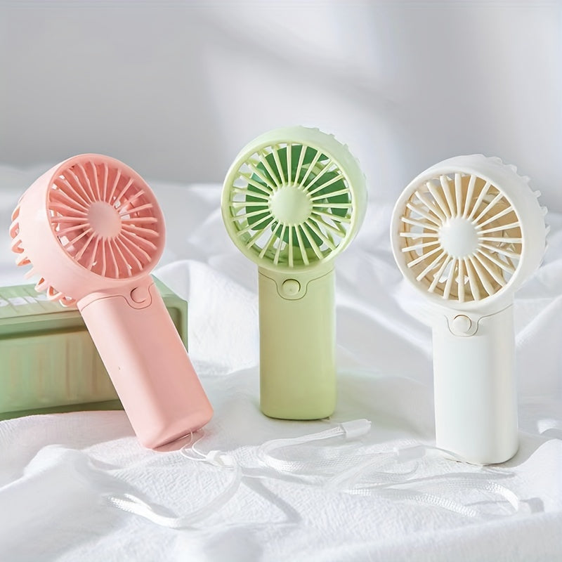 Mini Portable Fan, Lightweight Handheld Fan (Requires AAA batteries, not included)