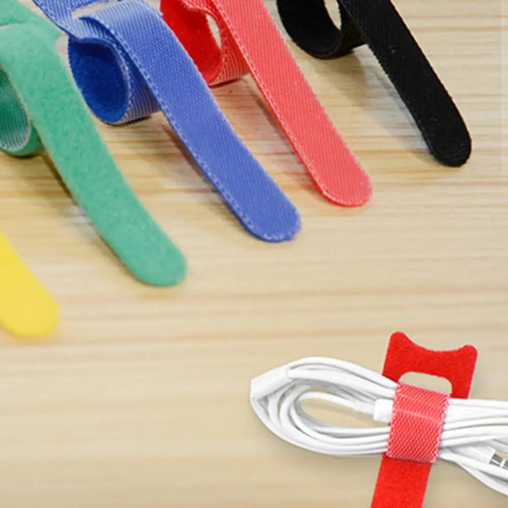 Releasable Cable Ties Plastics Nylon Hook 50/100 PCS