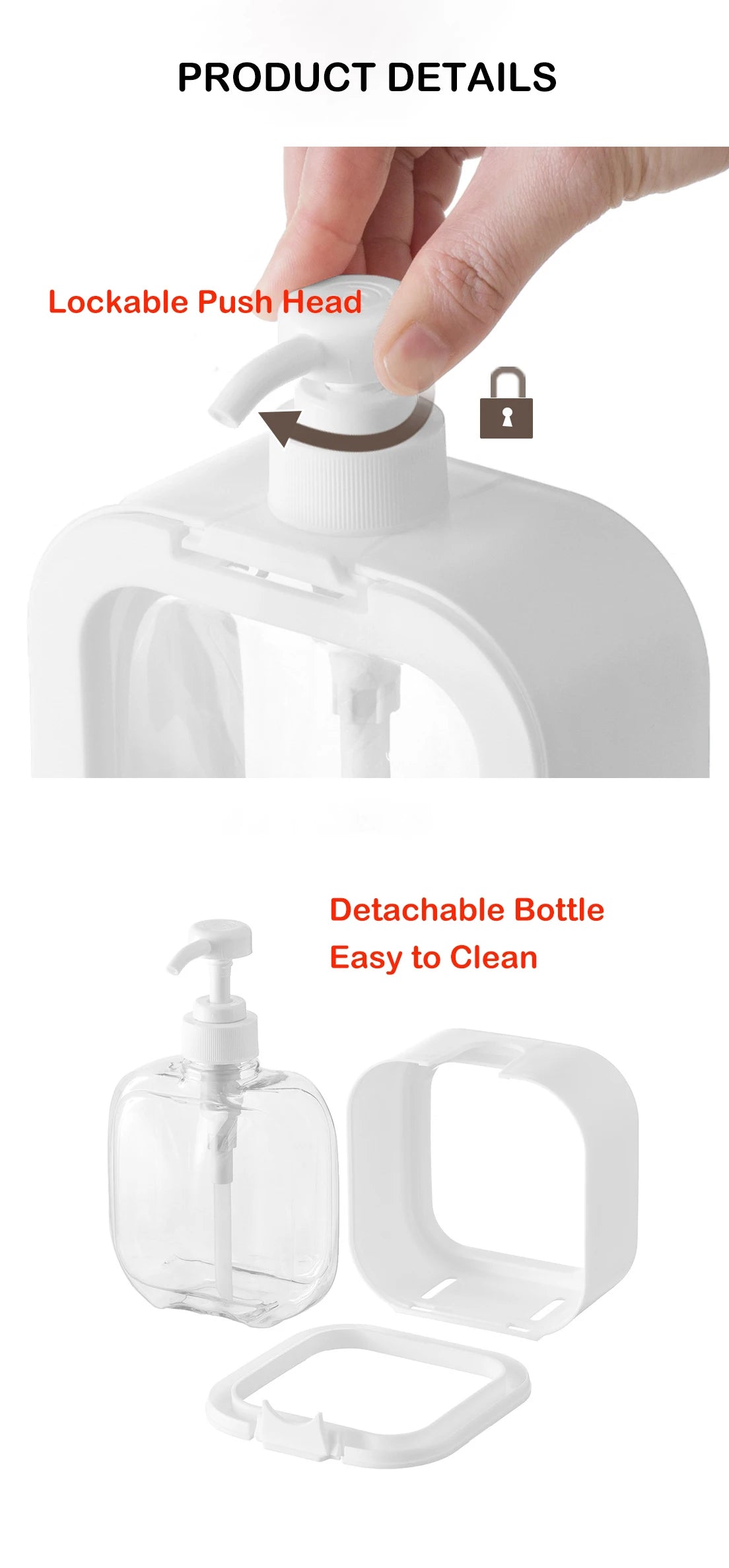 Liquid Soap Dispenser Bottling Bottle 300/500ML