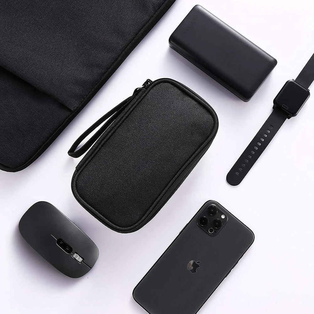 Portable Cable Digital Storage Bags Organizer USB Gadgets Wires Charger Power Battery Zipper Cosmetic Bag Case Accessories Item