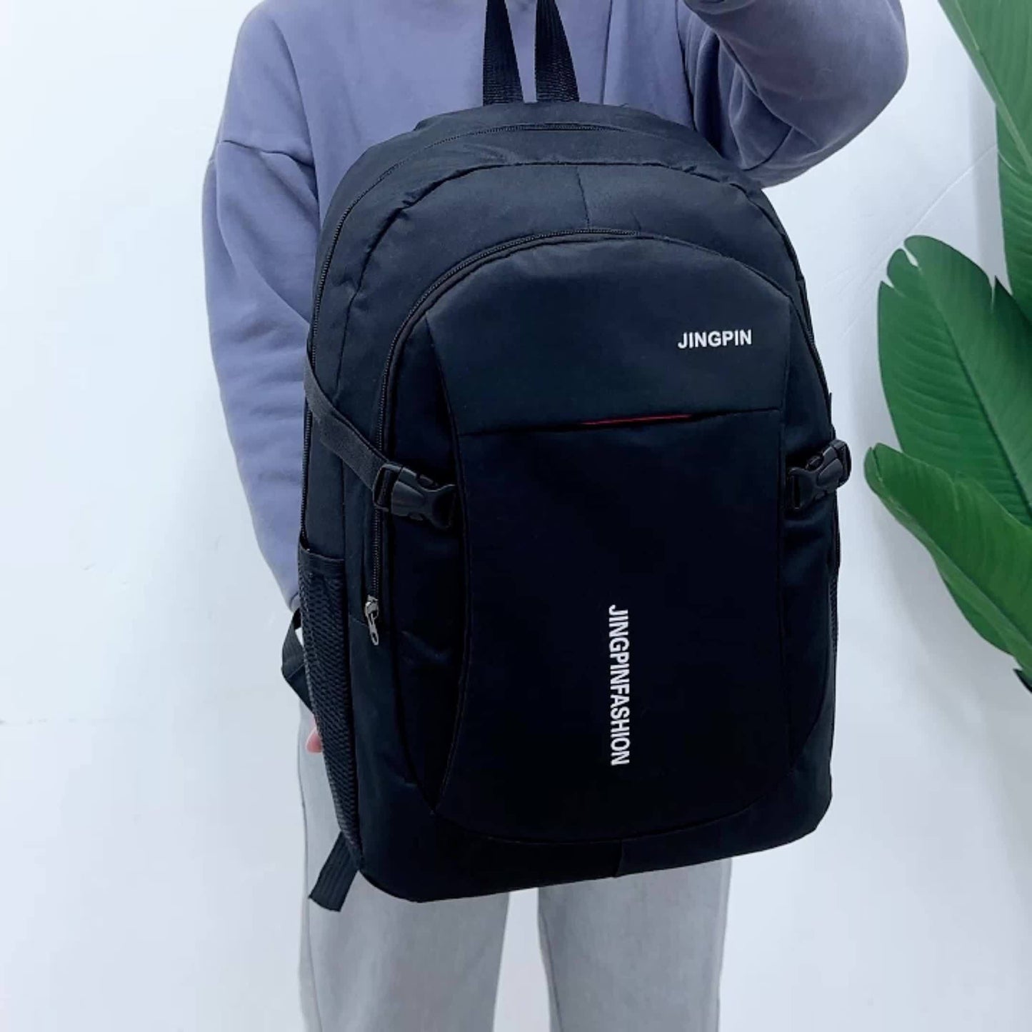 Men's Backpack, Trendy Large Capacity High School Junior High School Student Bag, Travel Bag Computer Bag (Zipper Direction Assorted Varieties)