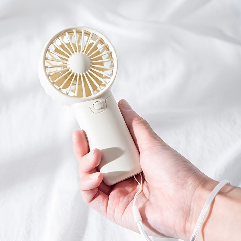 Mini Portable Fan, Lightweight Handheld Fan (Requires AAA batteries, not included)