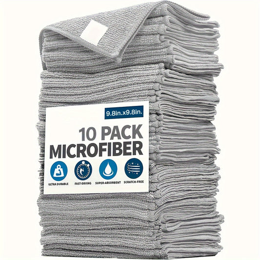 Kitchen Towel, Fiber Light Gray Cloth Set