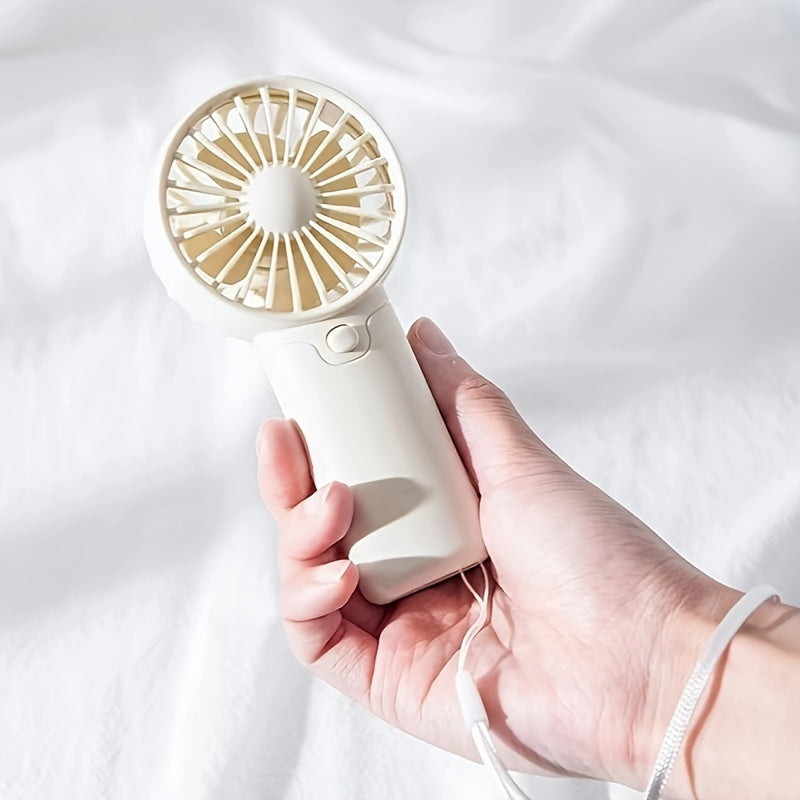 Mini Portable Fan, Lightweight Handheld Fan (Requires AAA batteries, not included)